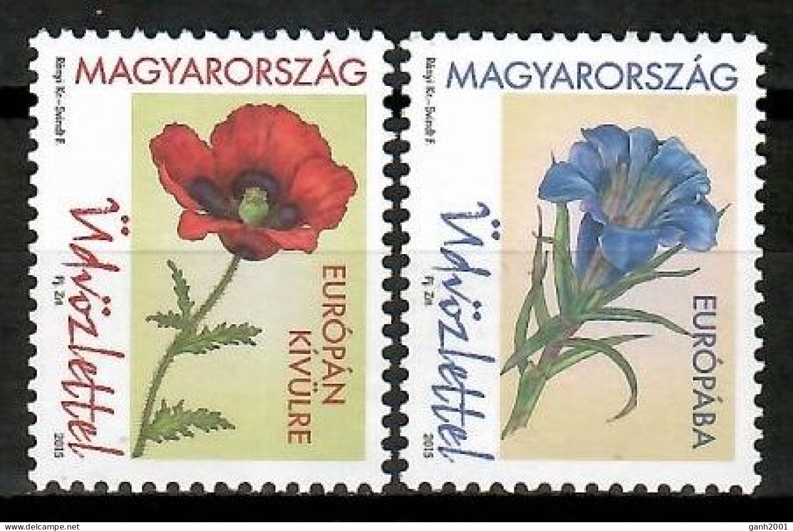 Hungary 2015 Hungría / Flowers MNH Blumen Flores Fleurs / Cu13926  5-25 - Other & Unclassified
