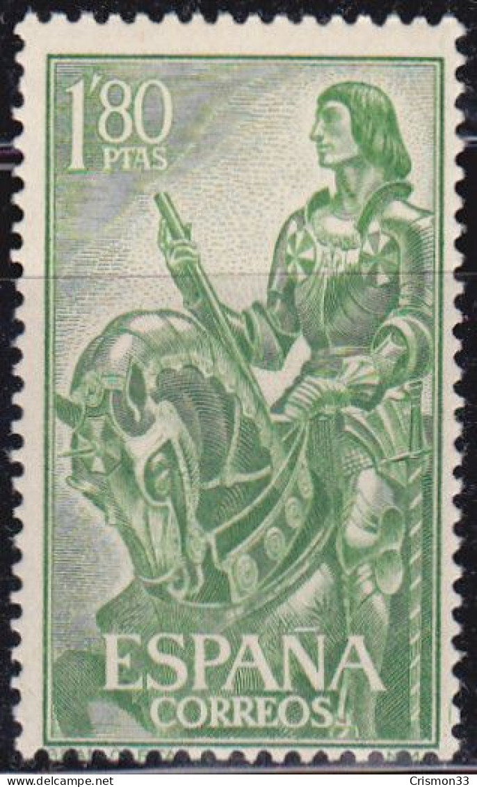 1958 - ESPAÑA - GONZALO FERNANDEZ DE CORDOBA EL GRAN CAPITAN - EDIFIL 1209**MNH - Nuovi