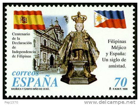 ESPAÑA 1998 - CENTENARIO DE LA INDEPENDENCIA DE FILIPINAS - Edifil 3552 - Yvert Nº 3125 - Ungebraucht