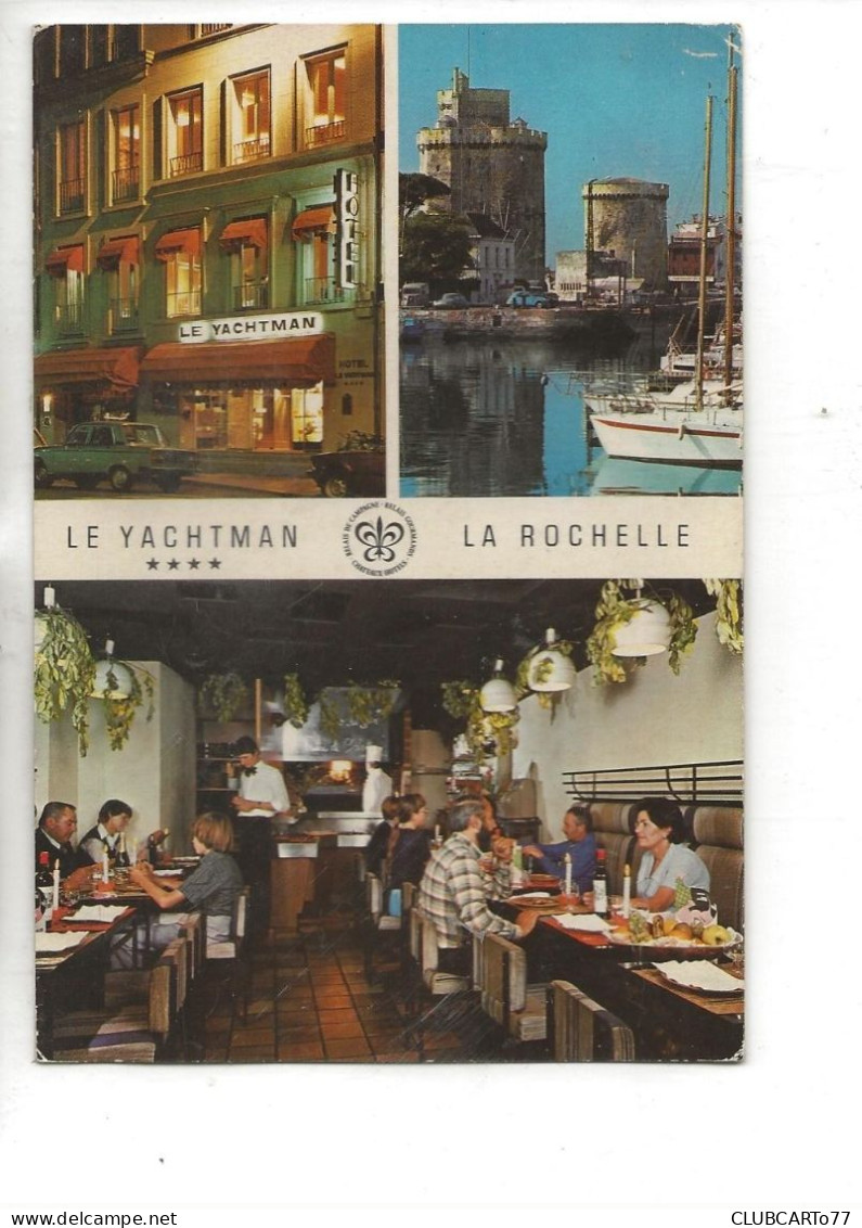 La Rochelle (17) : 3 Vues Du Restaurant "Le Yachting" Quai Valin En 1980 (animé) GF. - La Rochelle