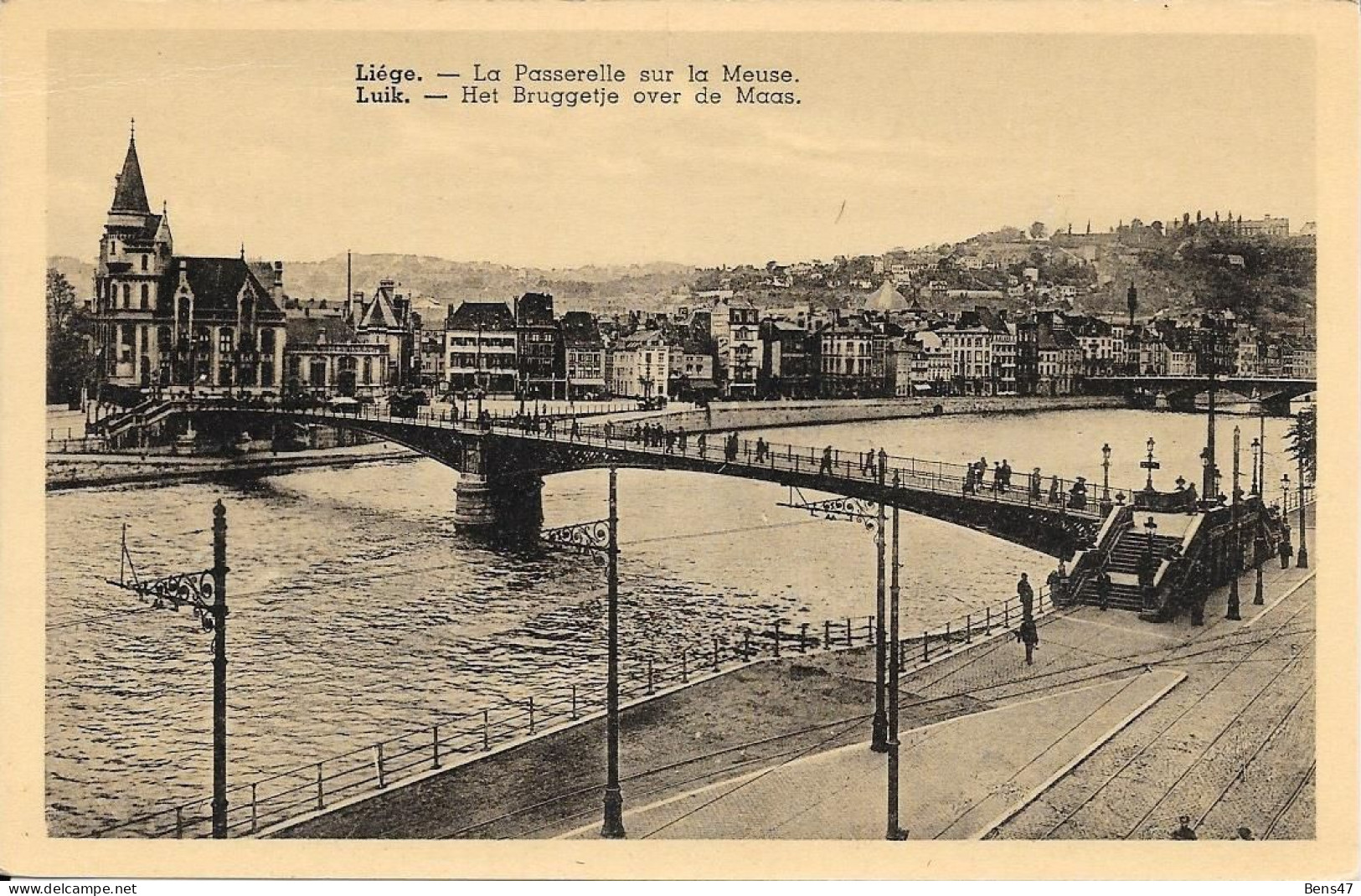Liège La Passarelle Sur La Meuse - Liege
