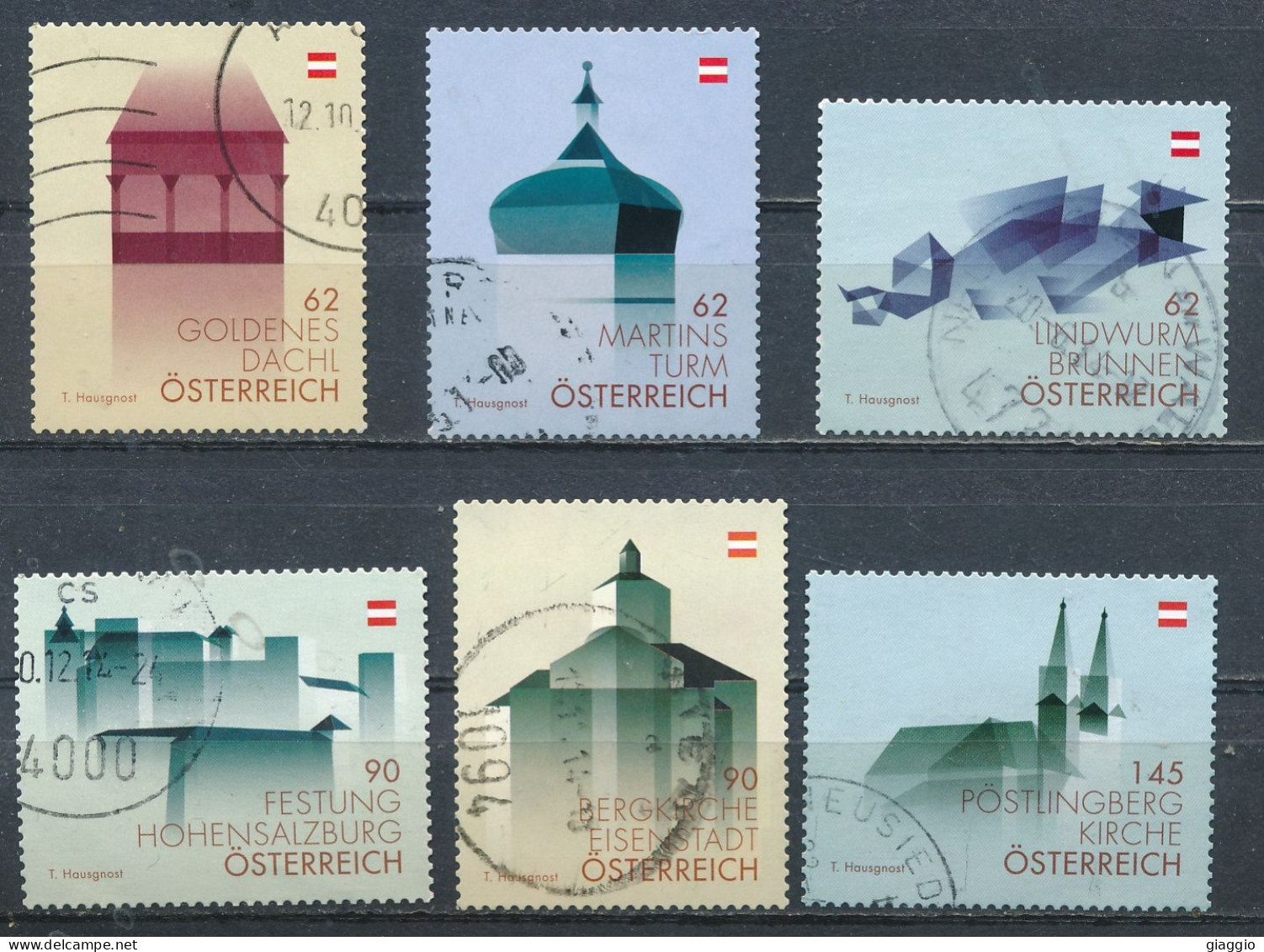 °°° AUSTRIA - Y&T N°2919/24 - 2013 °°° - Used Stamps
