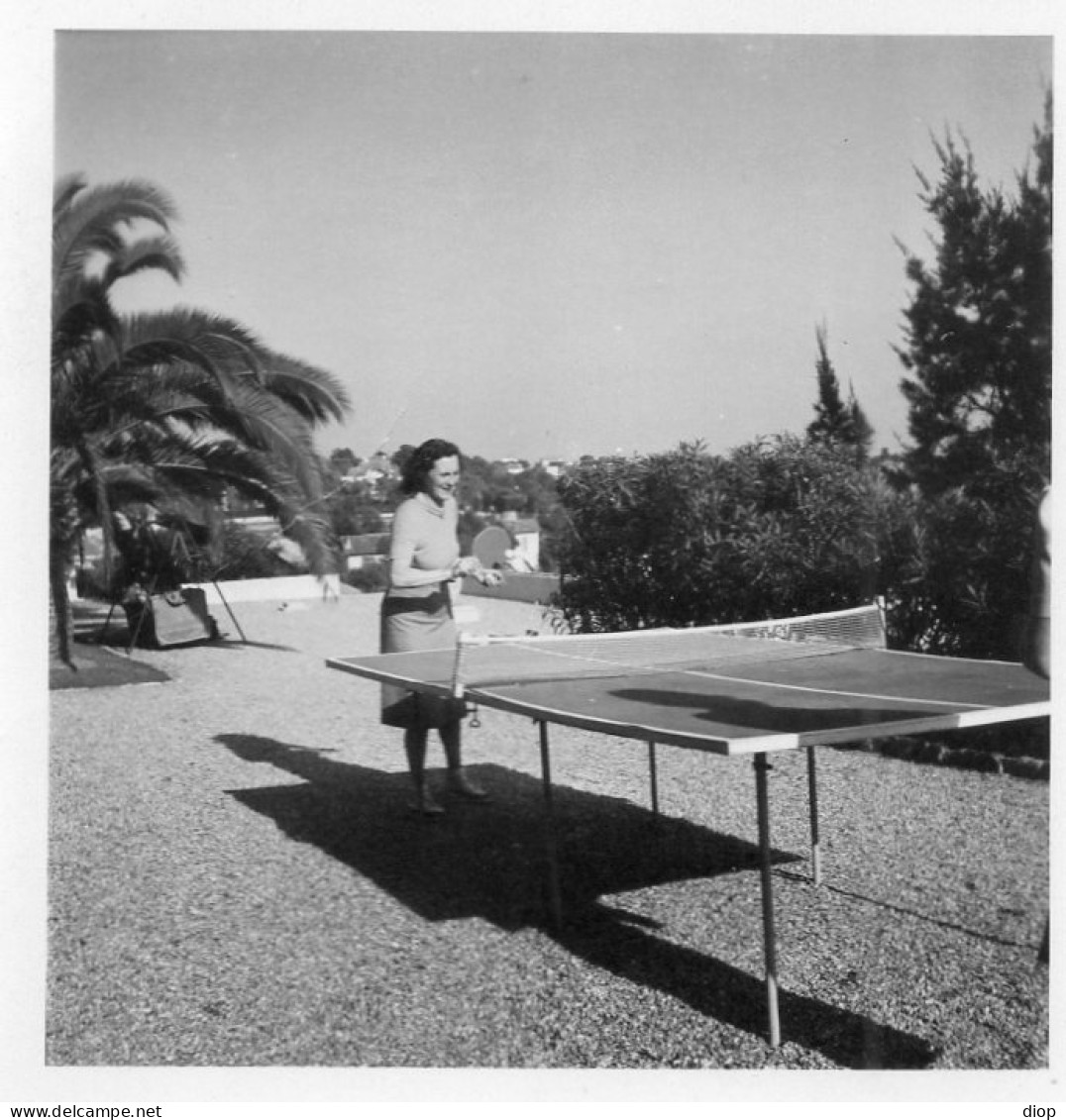 Photo Vintage Paris Snap Shop -femme Women Tennis De Table Table Tennis  - Other & Unclassified