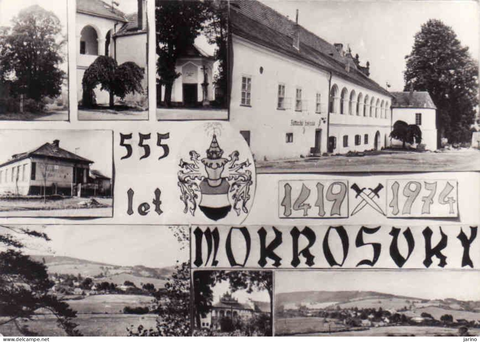 Czech Republic, Mokrosuky, 555 Let, Okres Klatovy, 1419 - 1974, Unused 1974 - Tchéquie