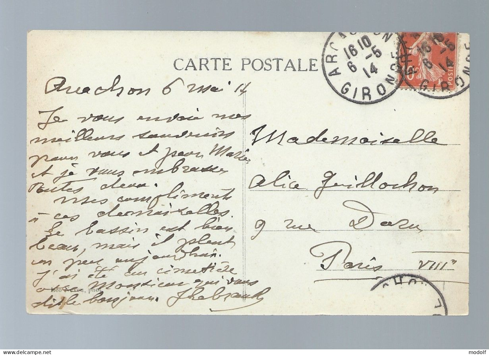 CPA - 33 - Côte D'Argent - Arcachon - La Plage Devant L'Hôtel Du Moulleau - Animée - Circulée En 1914 - Arcachon