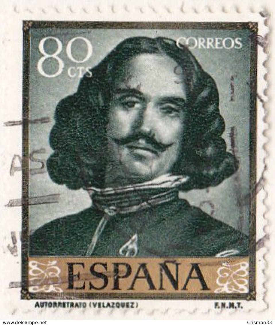 1959 - ESPAÑA - DIEGO VELAZQUEZ - AUTORRETRATO - EDIFIL 1243 - Used Stamps