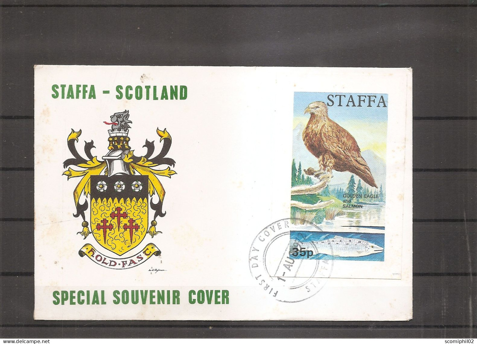 Aigles ( FDC Privé De Staffa De 1972 à Voir) - Arends & Roofvogels