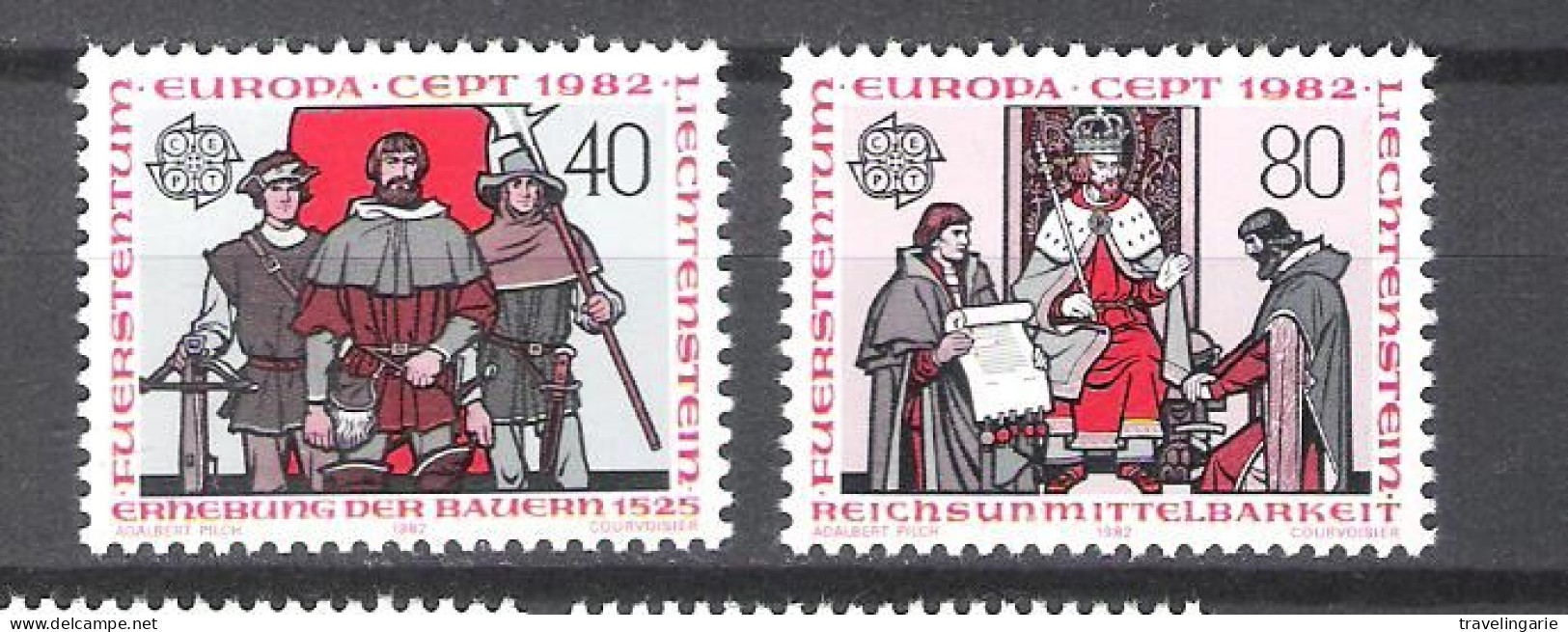 Liechtenstein 1982 Europa Cept ** MNH - Unused Stamps