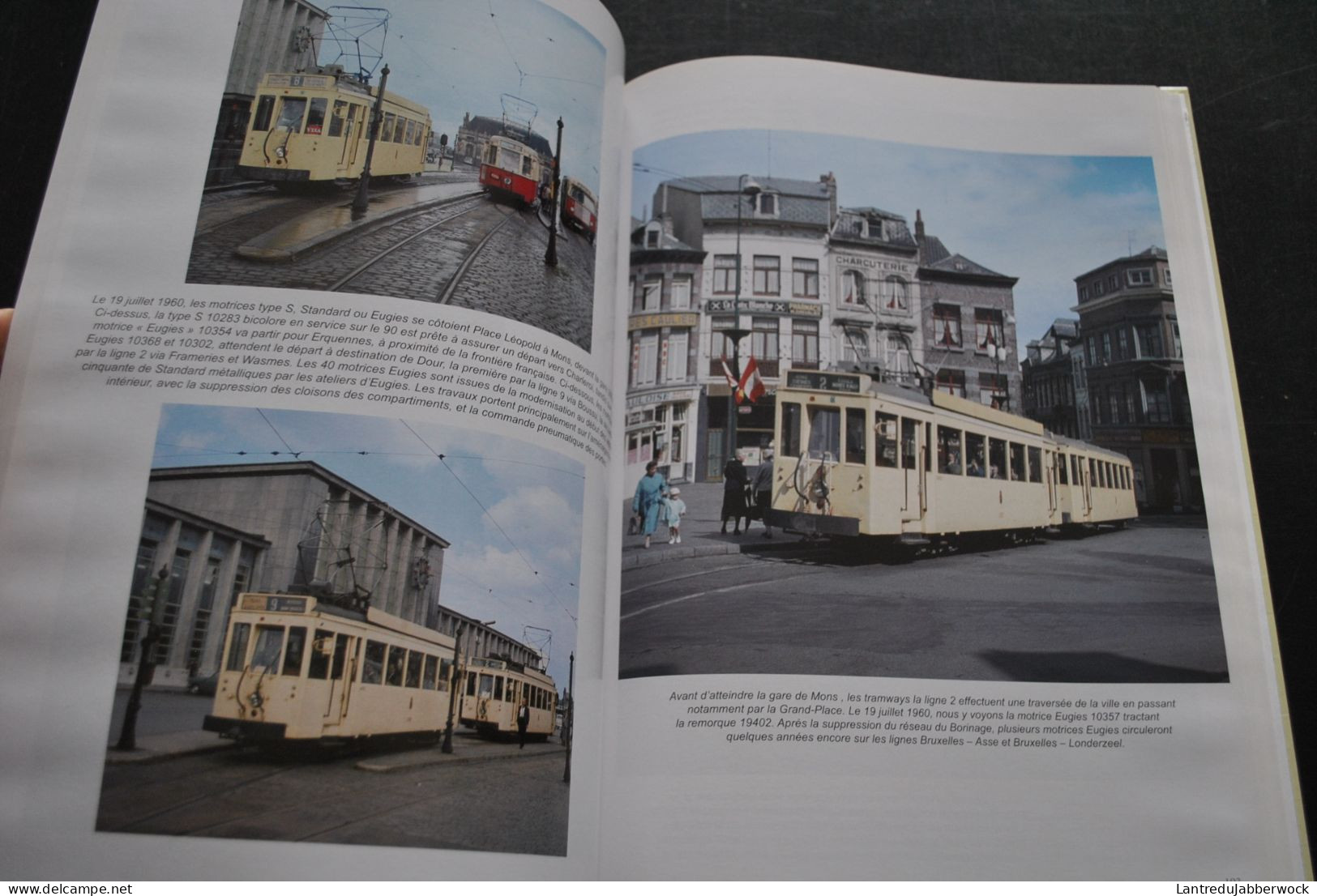 Couleurs vicinales Editions du Cabri Collection Images ferroviaires NMVB SNCV trams tramways Motrice Standard Type S N