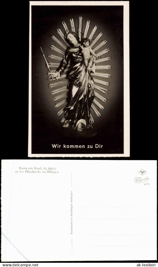 Religion/Kirche - Kirche Maria Und Jesuskind Wir Kommen Zu Dir 1963 - Autres & Non Classés
