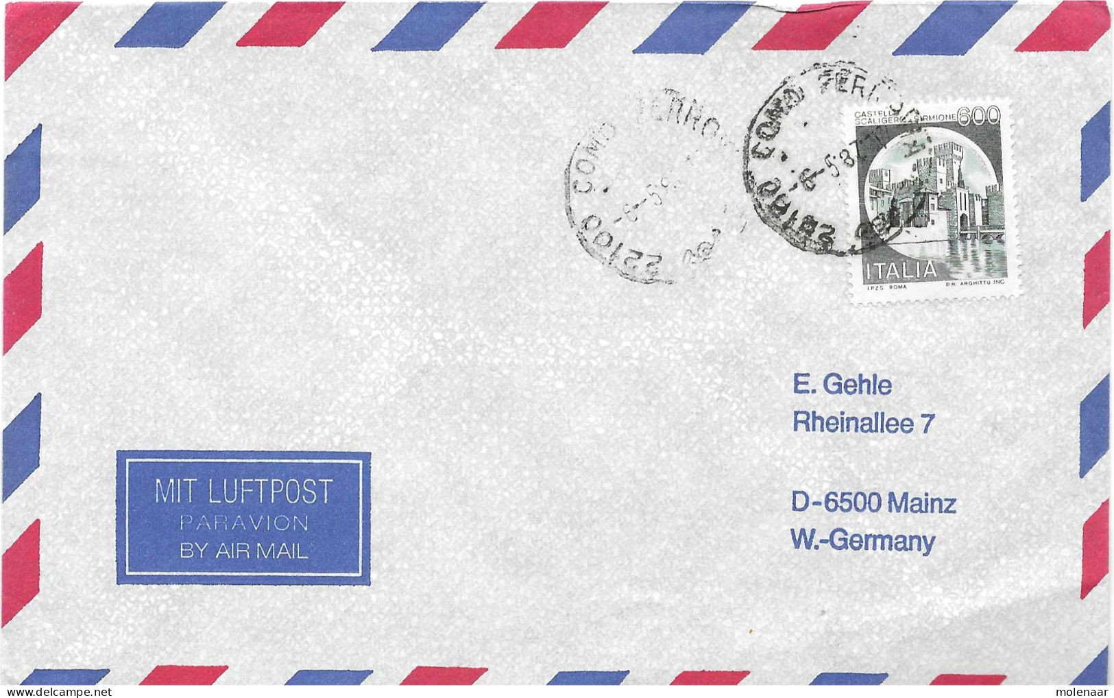Postzegels > Europa > Italië > 1946-.. Republiek > Brief Met 1 Postzegel (17695) - Other & Unclassified
