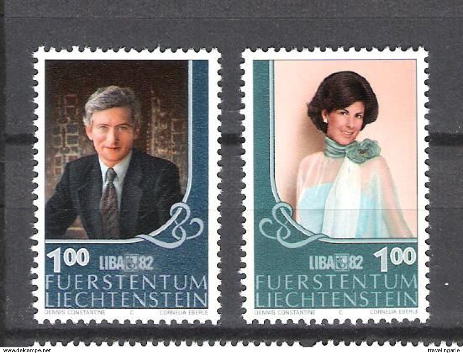 Liechtenstein 1982 "LIBA '82" Philatelic Exhibition ** MNH - Unused Stamps