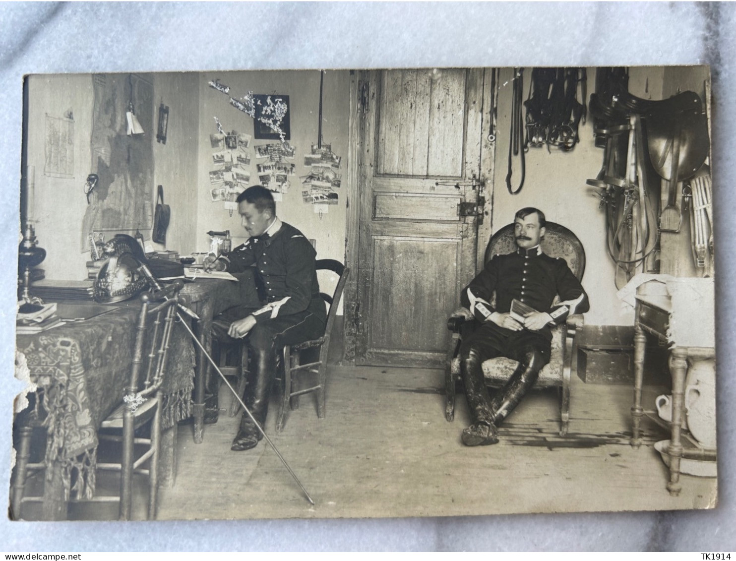 Photo Carte Inneres Barrack Caserne Dragons Dragon Uniform - Kasernen