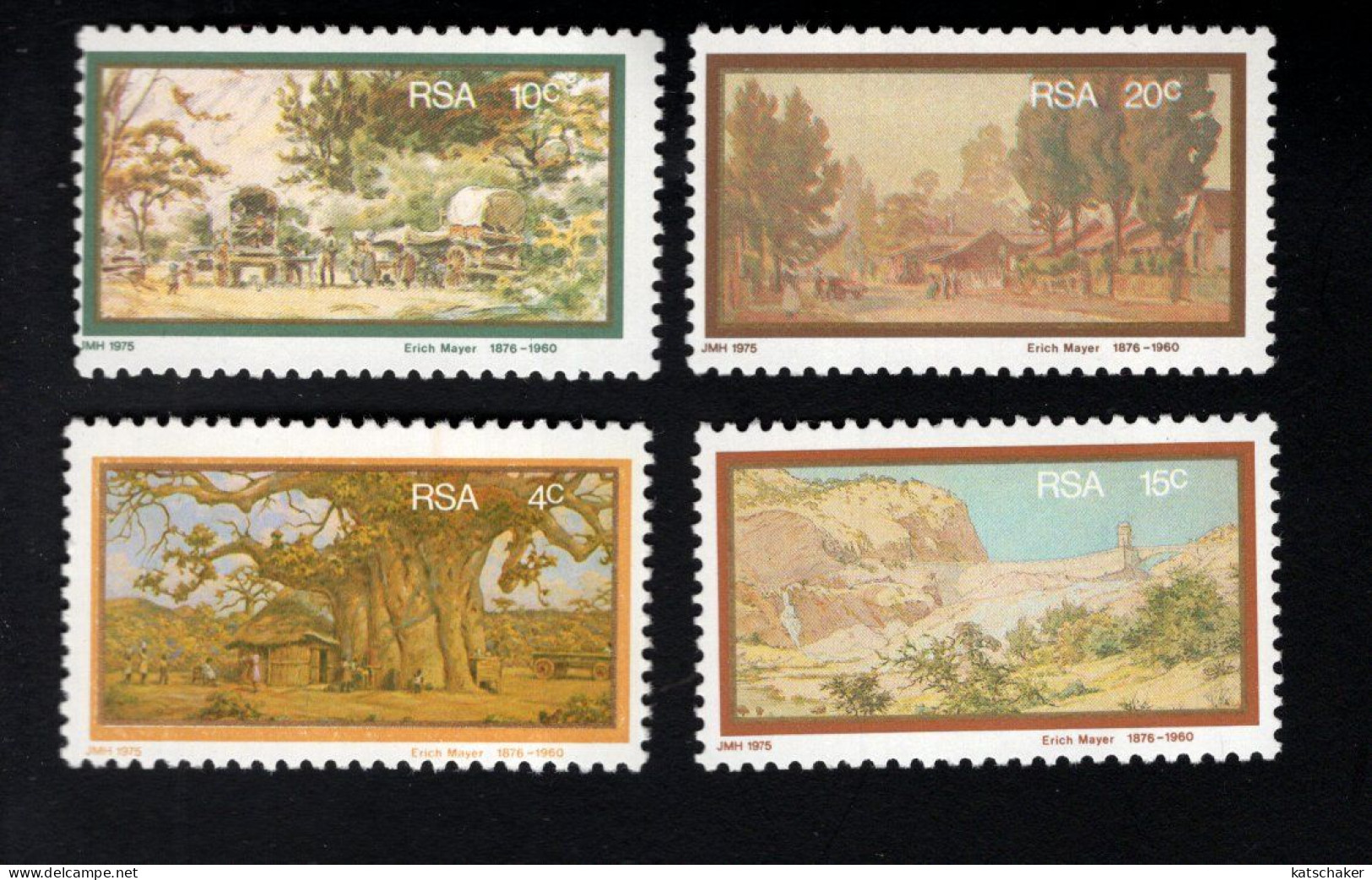 2031839498 1976 SCOTT 461 464  (XX)  POSTFRIS MINT NEVER HINGED - PAINTINGS BY ERICH MAYER - Unused Stamps