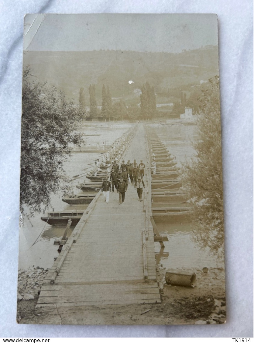 Photo Carte 1907 Ponton Genie? - Regiments