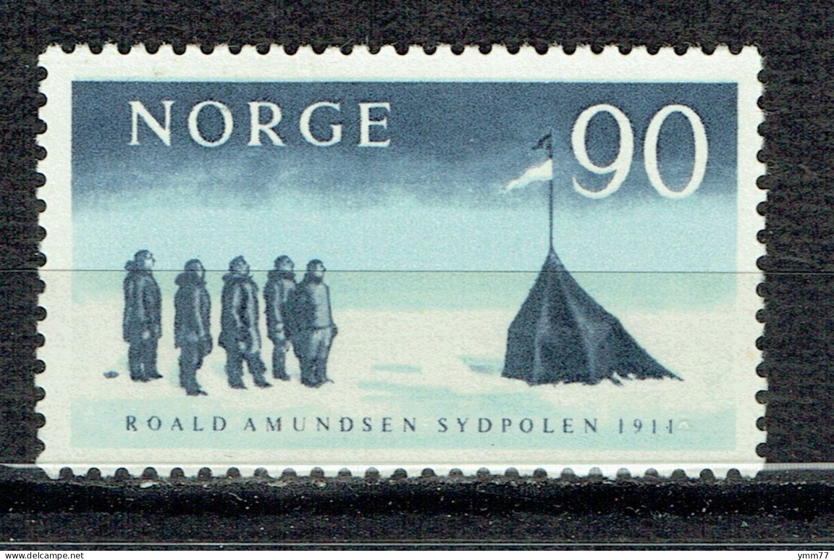 Cinquantenaire De L'expédition Au Pôle Sud De Roald Amundsen - Unused Stamps