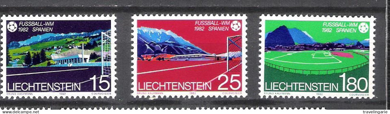 Liechtenstein 1982 World Championship Football ESPANA'82 MNH ** - Ungebraucht