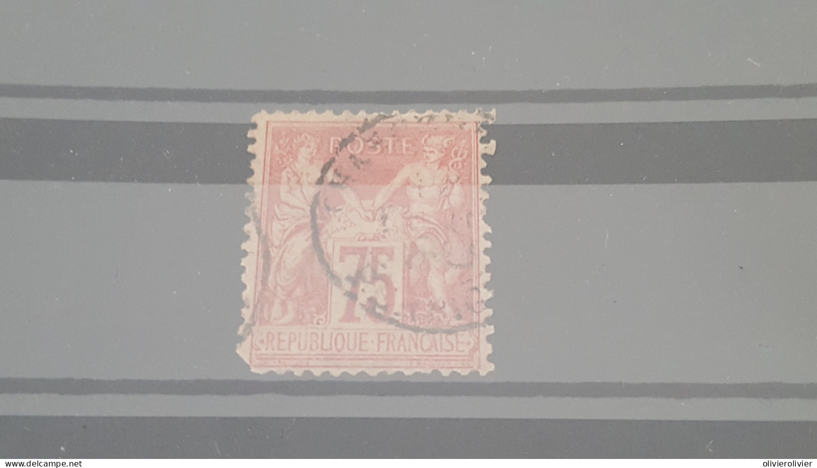 REF A4186  FRANCE OBLITERE N°81 VALEUR 150 EUROS - 1876-1898 Sage (Type II)