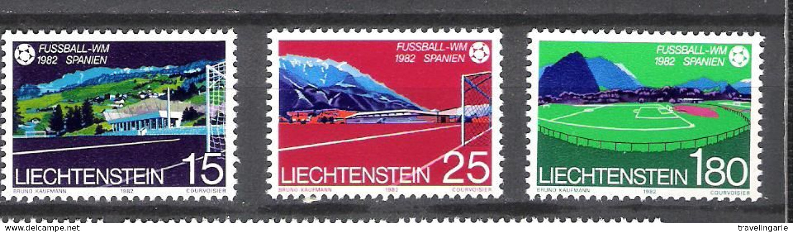 Liechtenstein 1982 World Championship Football ESPANA'82 MNH ** - 1982 – Espagne