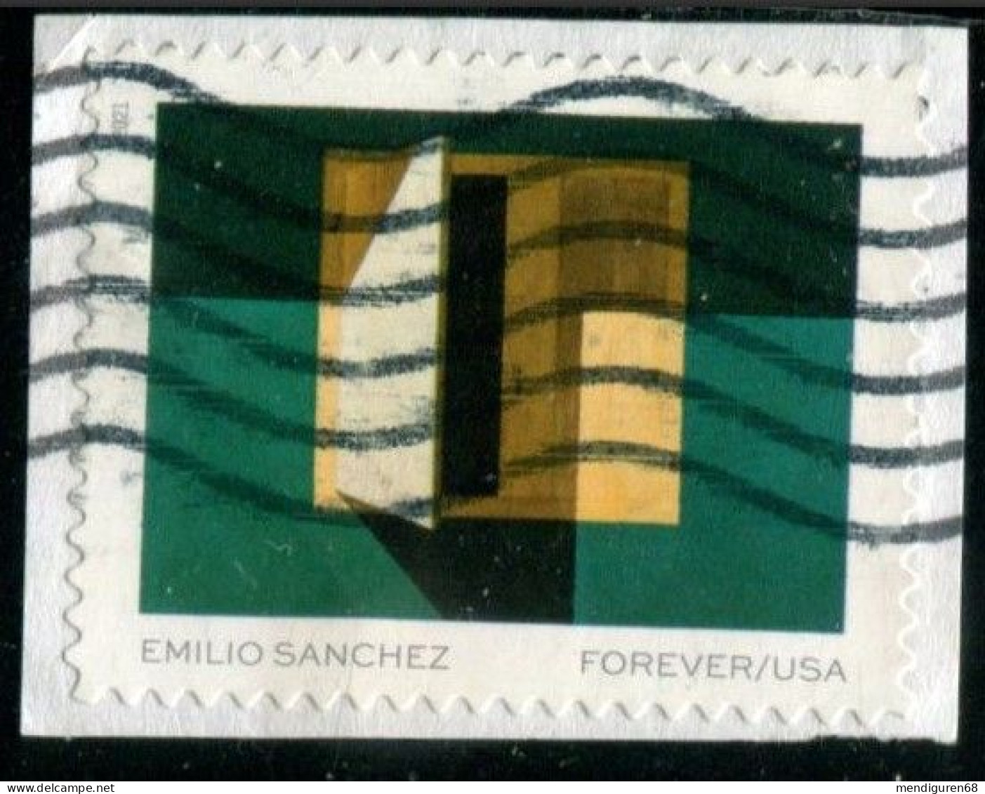VEREINIGTE STAATEN ETATS UNIS USA 2021 ARTIST EMILIO SANCHEZ:VENTANITA ENTREABIERTA F USED PAPE SN 5597 MI 5830 YT 5439 - Used Stamps