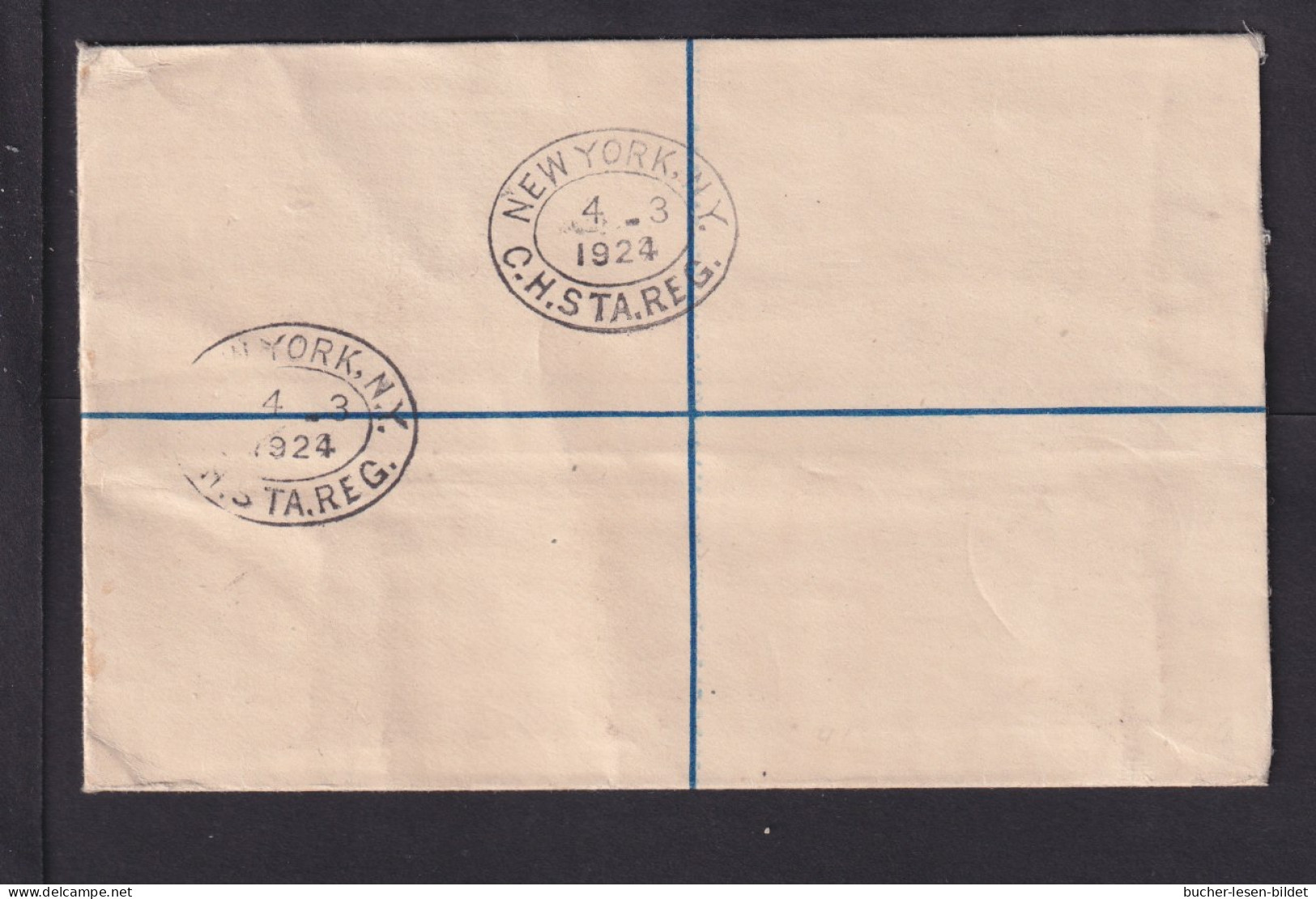 1924 - 2 + 3 C. Einschreib-Ganzsache (EU 3!!!) - Mit Zufrankatur Ab Belize Nach USA - British Honduras (...-1970)