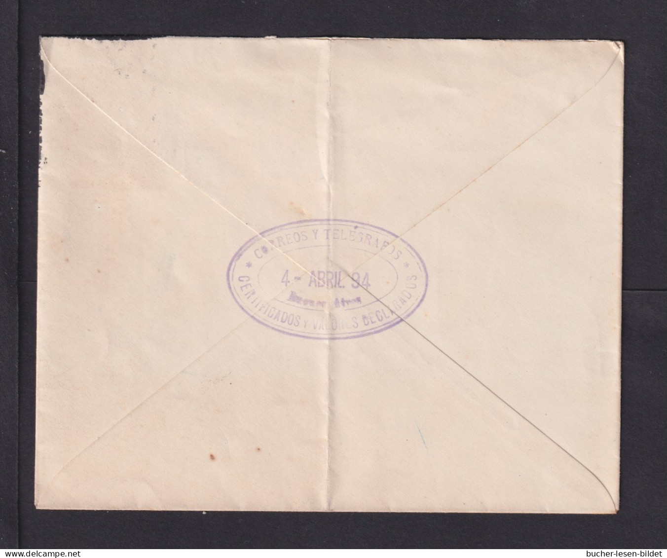 1894 - überdrucke Ganzsache Als Dienstbrief Gebraucht  - Lettres & Documents