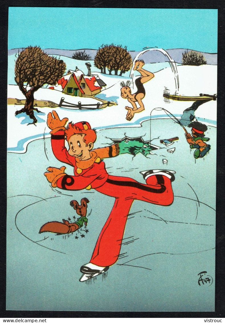 SPIROU - CP N° 3 : Illustration Couverture Album N° 19 De FRANQUIN - Non Circulé - Not Circulated - Ed. DUPUIS - 1985. - Comicfiguren