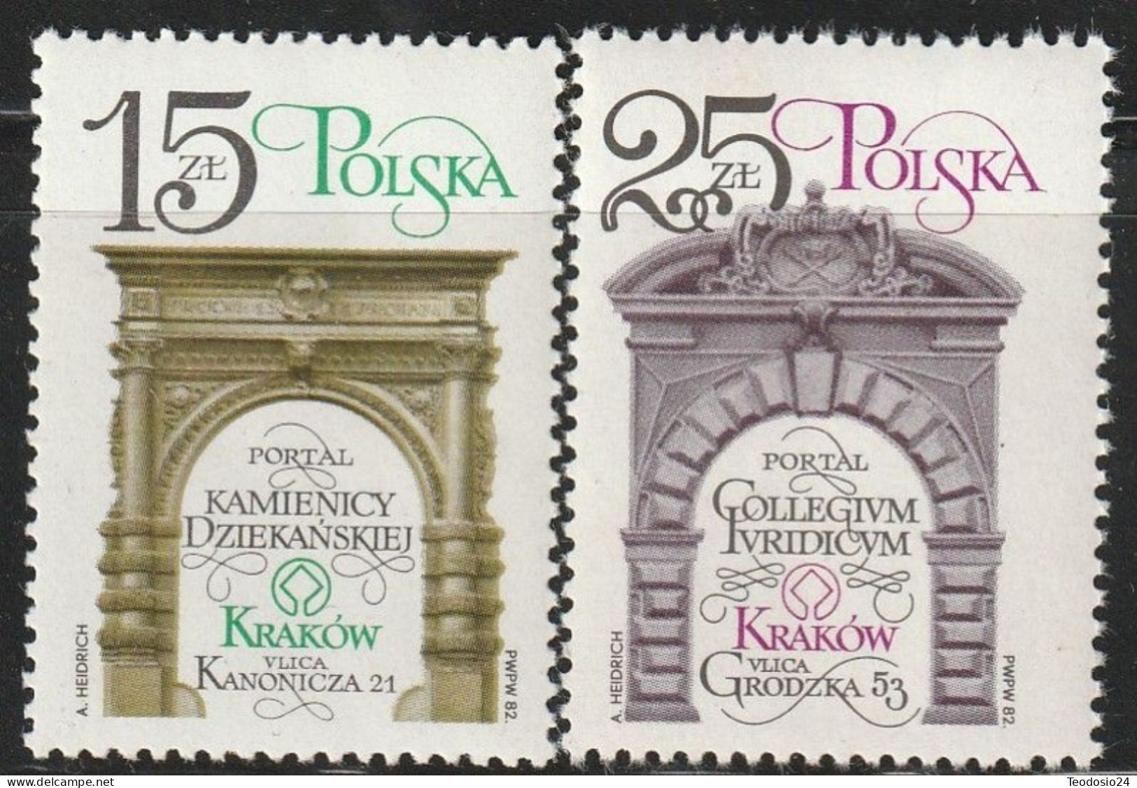 POLAND 1982 2655/6 ** - Unused Stamps
