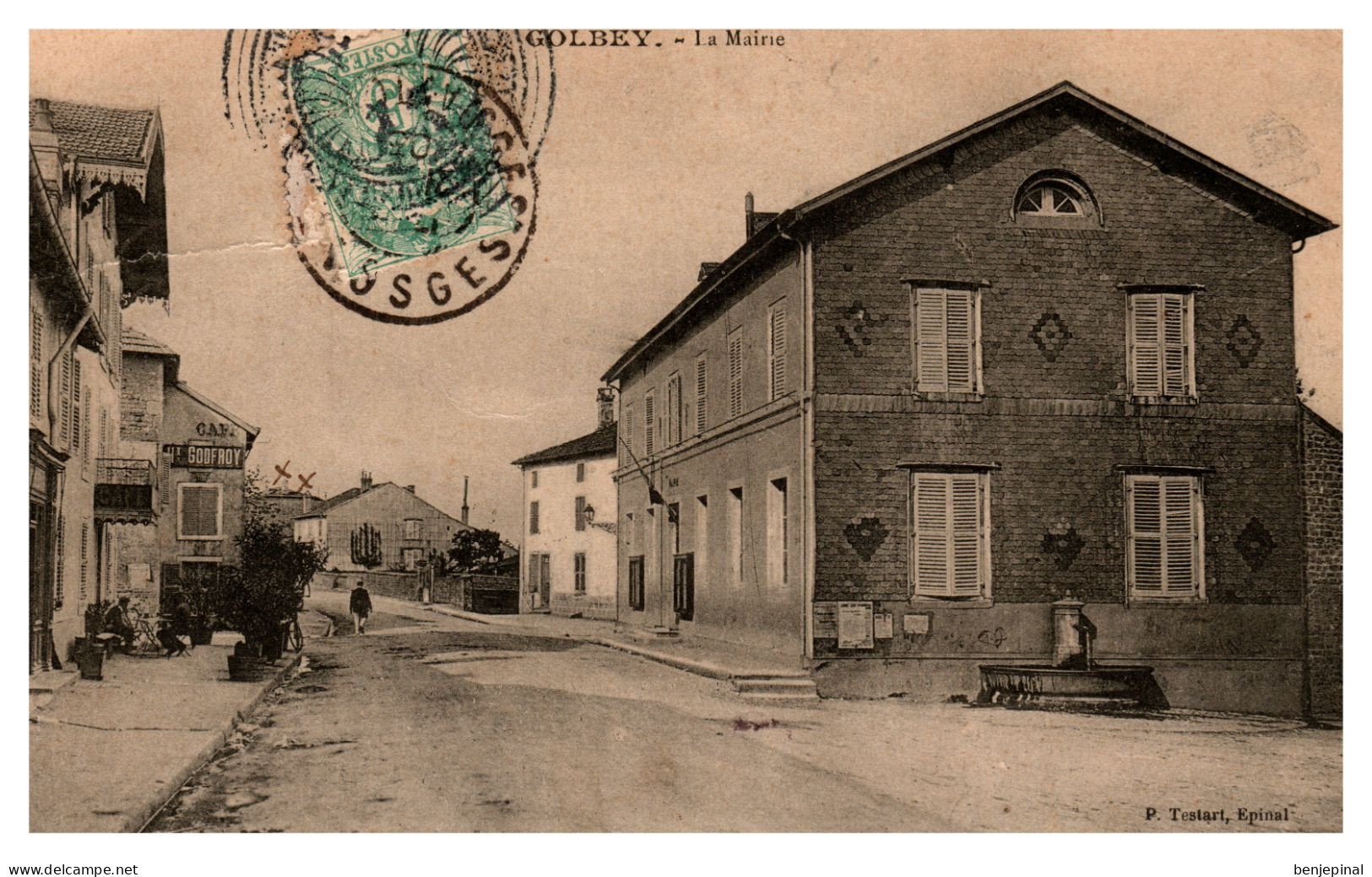 Golbey - La Mairie (éditeur Testart à Epinal) - Golbey