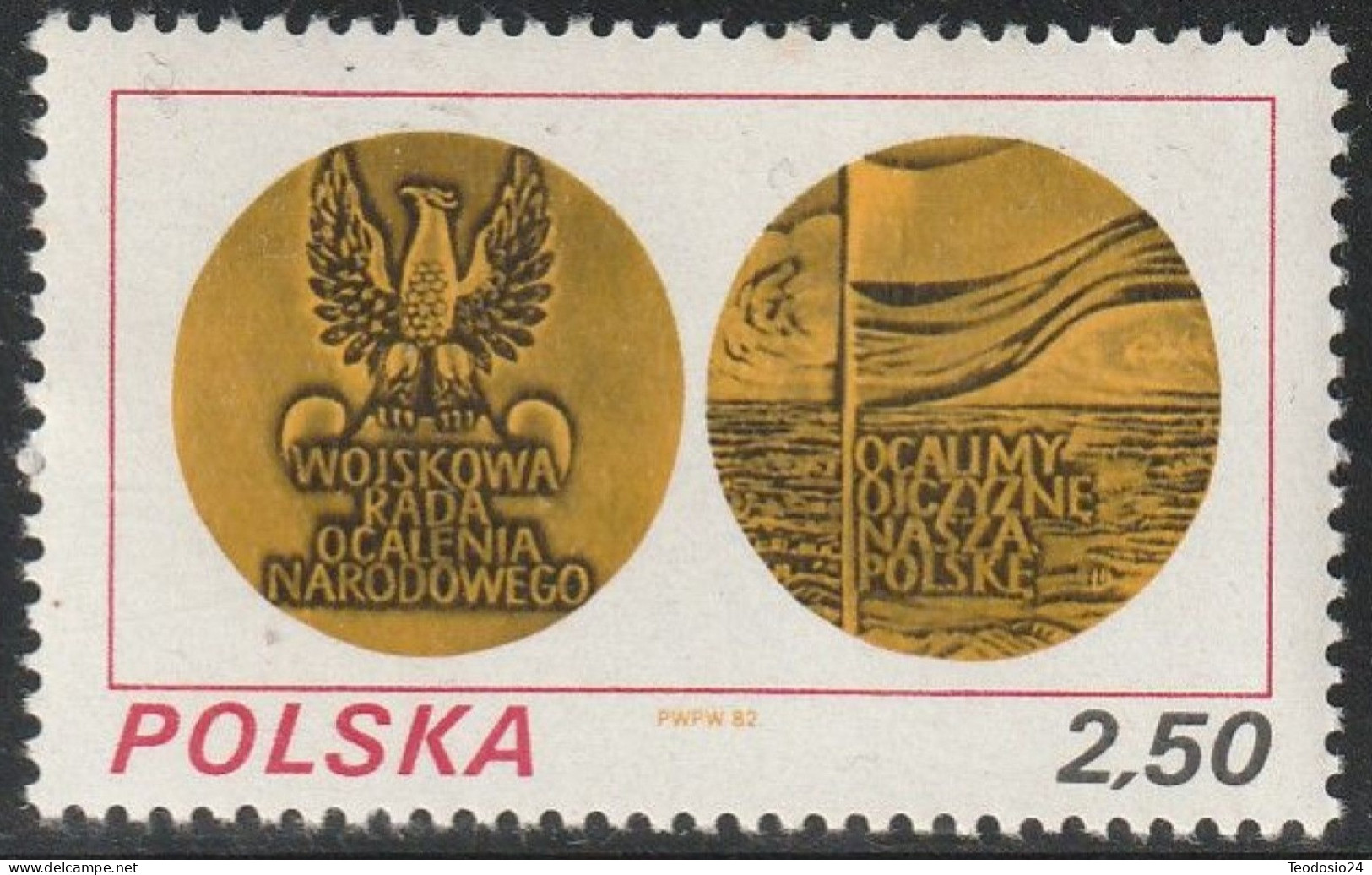 POLAND 1982 2654 ** - Unused Stamps
