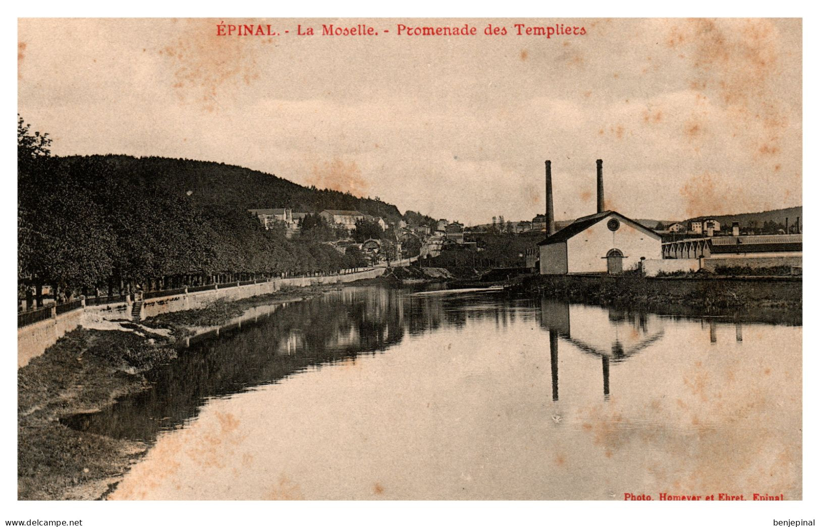 Epinal - La Moselle - Promenade Des Templiers - Epinal