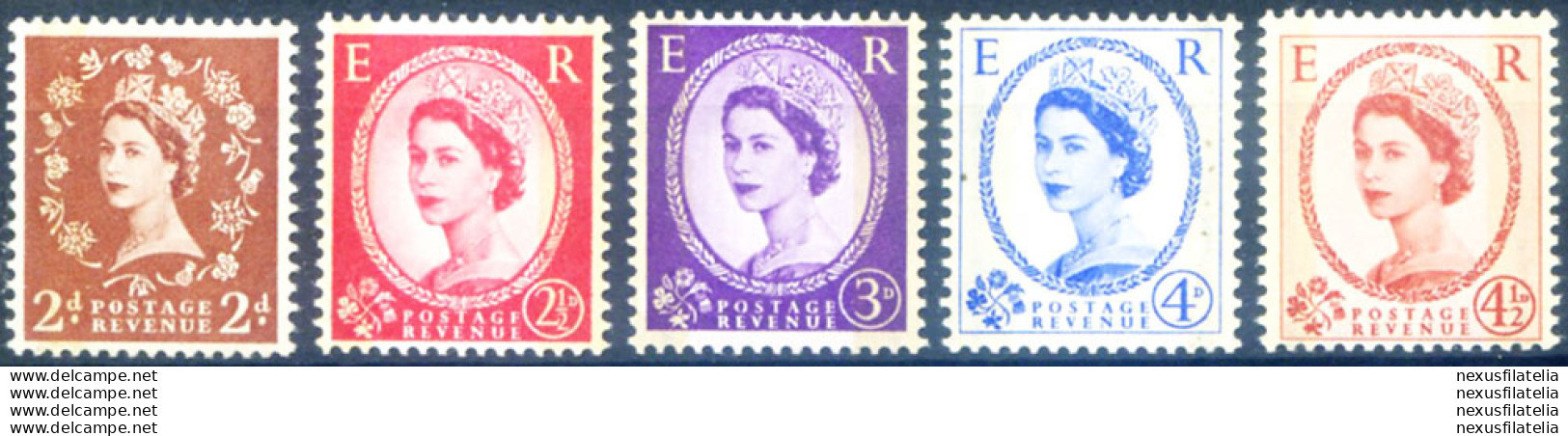 Elisabetta II. Filigrana Corone Multiple 1959. - Other & Unclassified