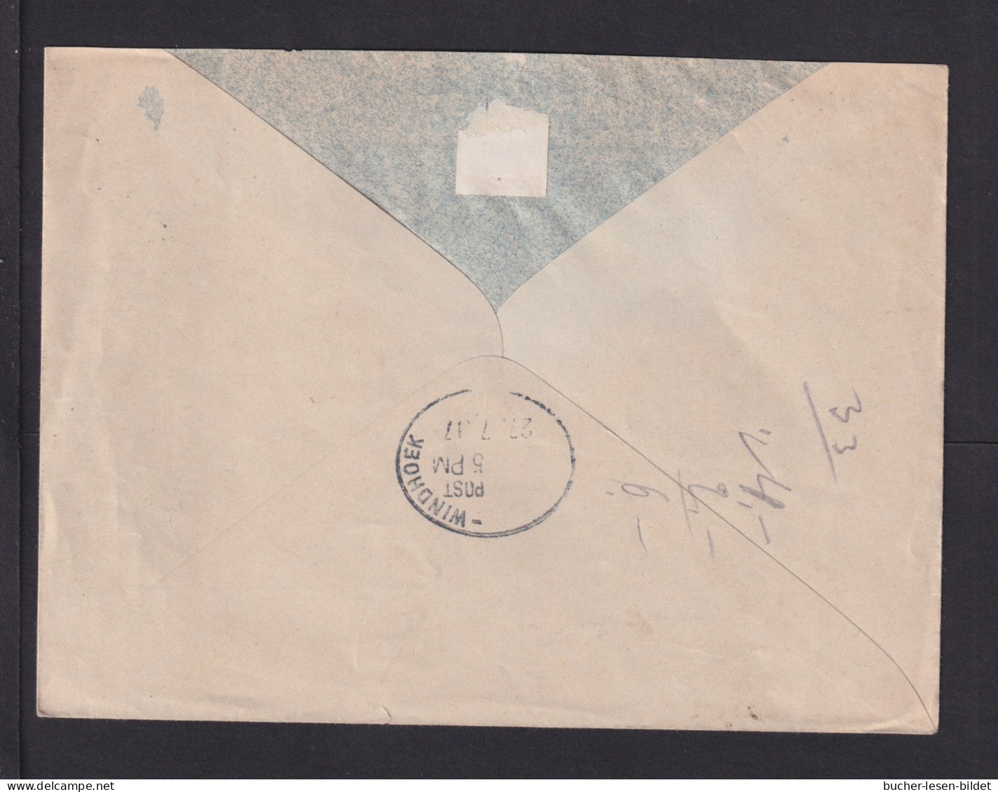 1917 - 1 P. Auf Brief Ab OTJIWARANGO Nach Windhuk  Zensur - South West Africa (1923-1990)