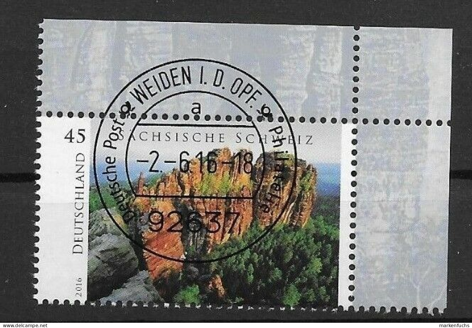 Bund / Nr. 3248  Gestempelt  EST-Weiden / Eckrandstück - Used Stamps