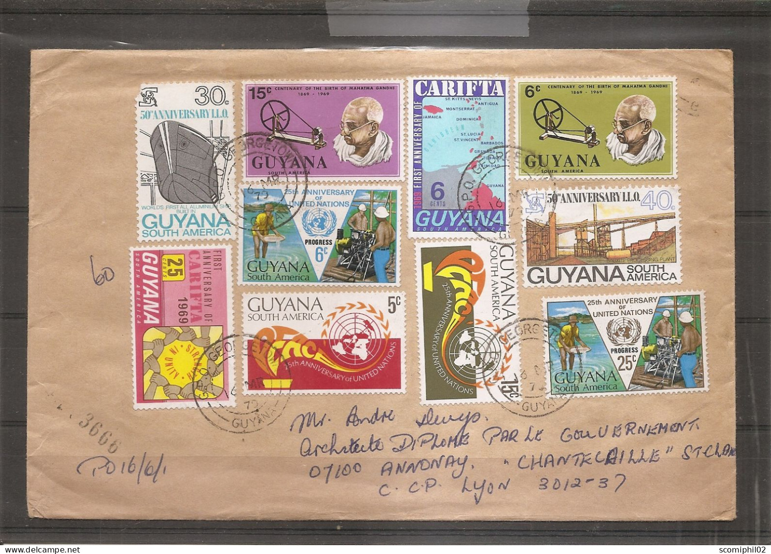 Guyane (  Lettre De 1979 De Georgetown Vers La France à Voir) - Guyane (1966-...)