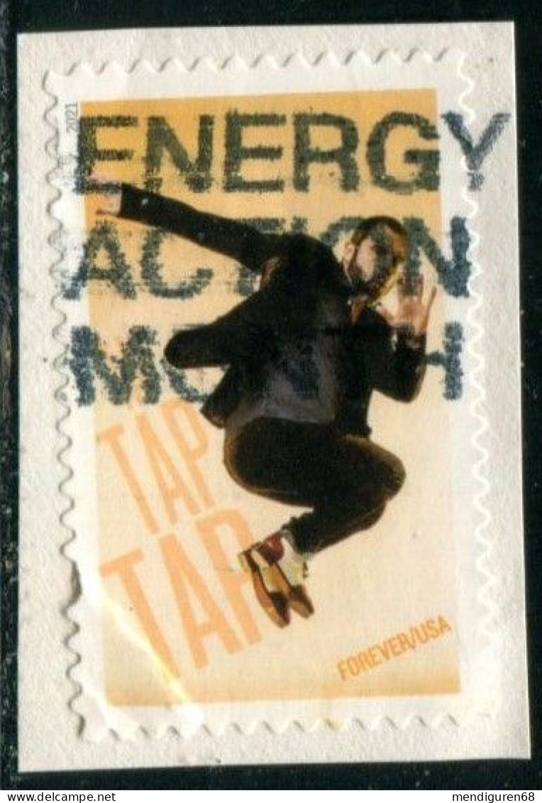 VEREINIGTE STAATEN ETATS UNIS USA 2021 TAP DANCING: TAP DANCING 1 F USED ON PAPER SC 5609 MI  YT 5451 - Used Stamps