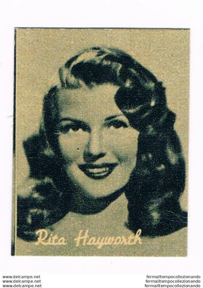 Bh18 Figurina Cartonata Personaggi Famosi  Anni 50  Nannina Actress Rita Haywort - Catalogus