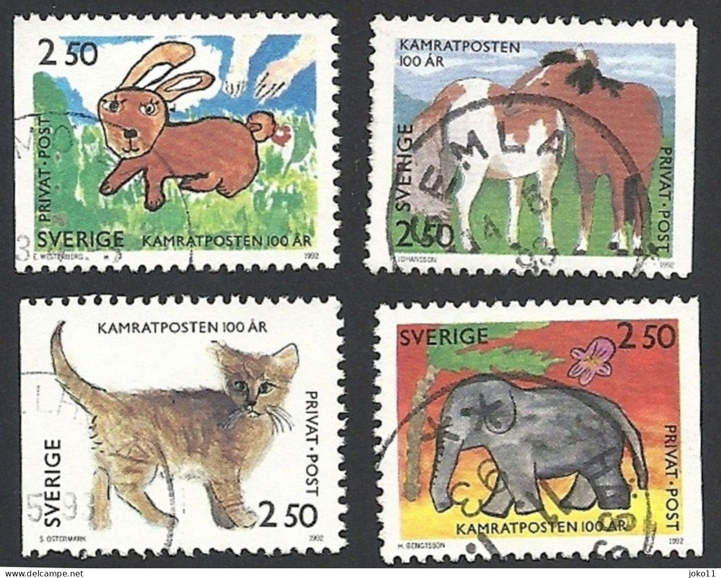 Schweden, 1992, Michel-Nr. 1717-1720, Gestempelt - Used Stamps
