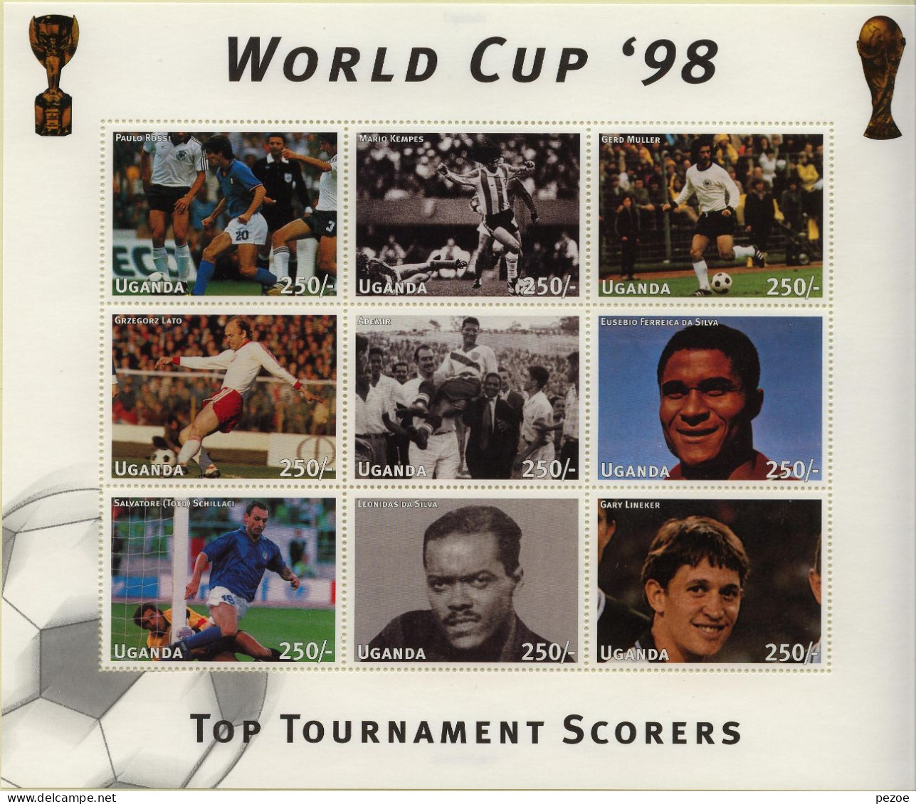 Football / Soccer / Fussball - WM 1998:  Uganda  2 Kbg ** - 1998 – Francia