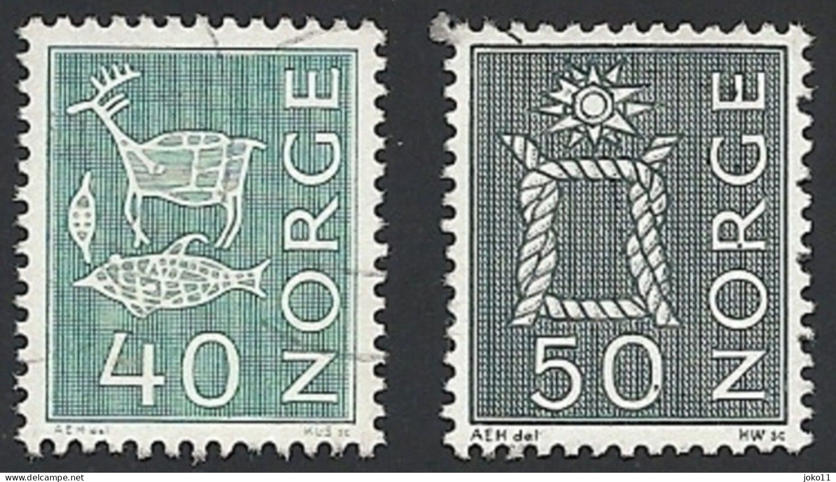 Norwegen, 1968, Mi.-Nr. 572-573, Gestempelt - Used Stamps