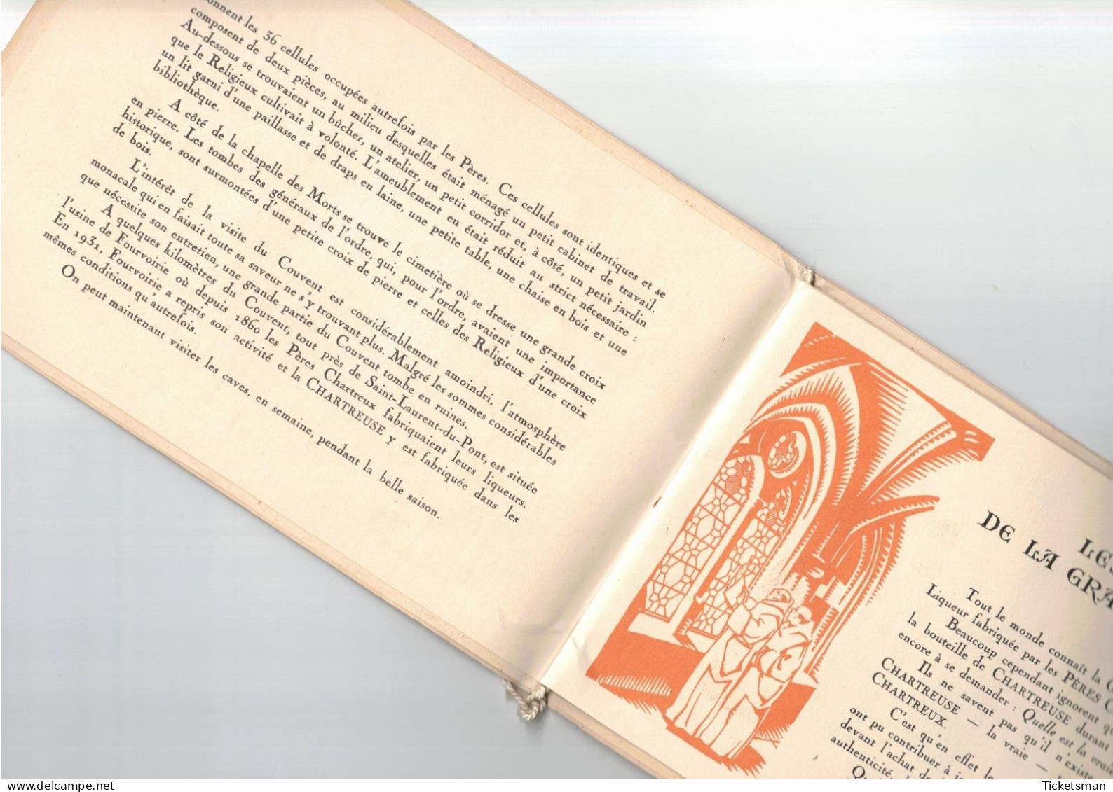 Superbe Fascicule Présentation "Liqueur La Chartreuse" Histoire, Présentation Daté Automne 1934 - Non Classificati