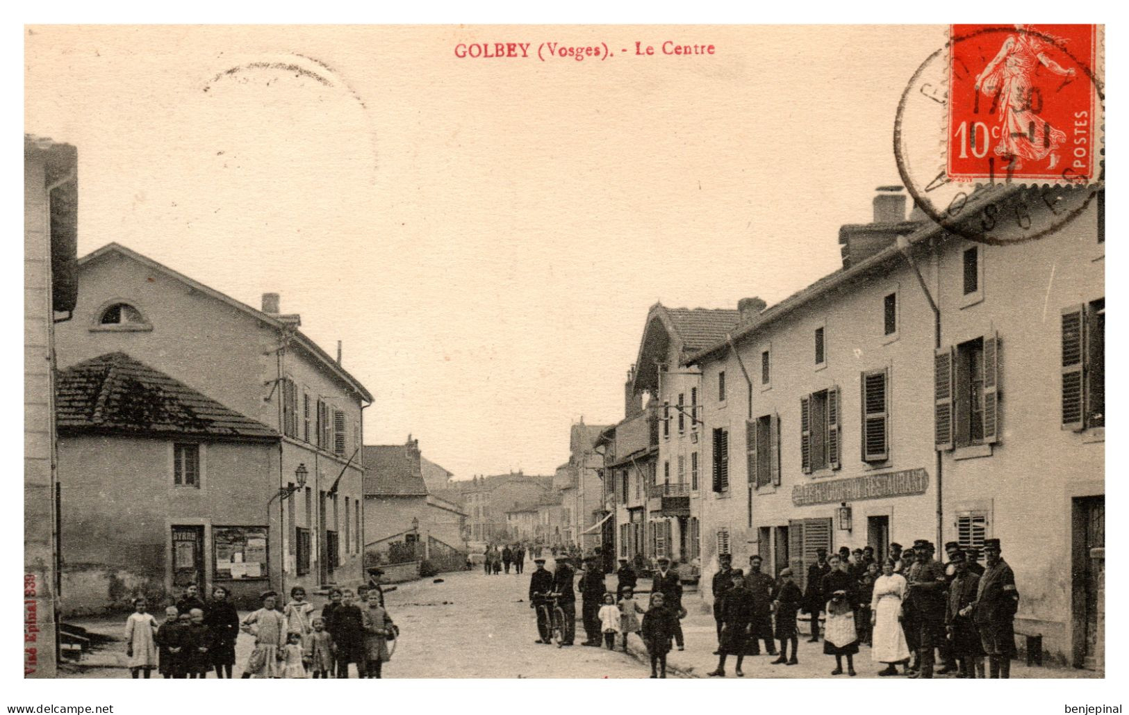 Golbey - Le Centre (éditeur Bouteiller à Epinal) - Golbey