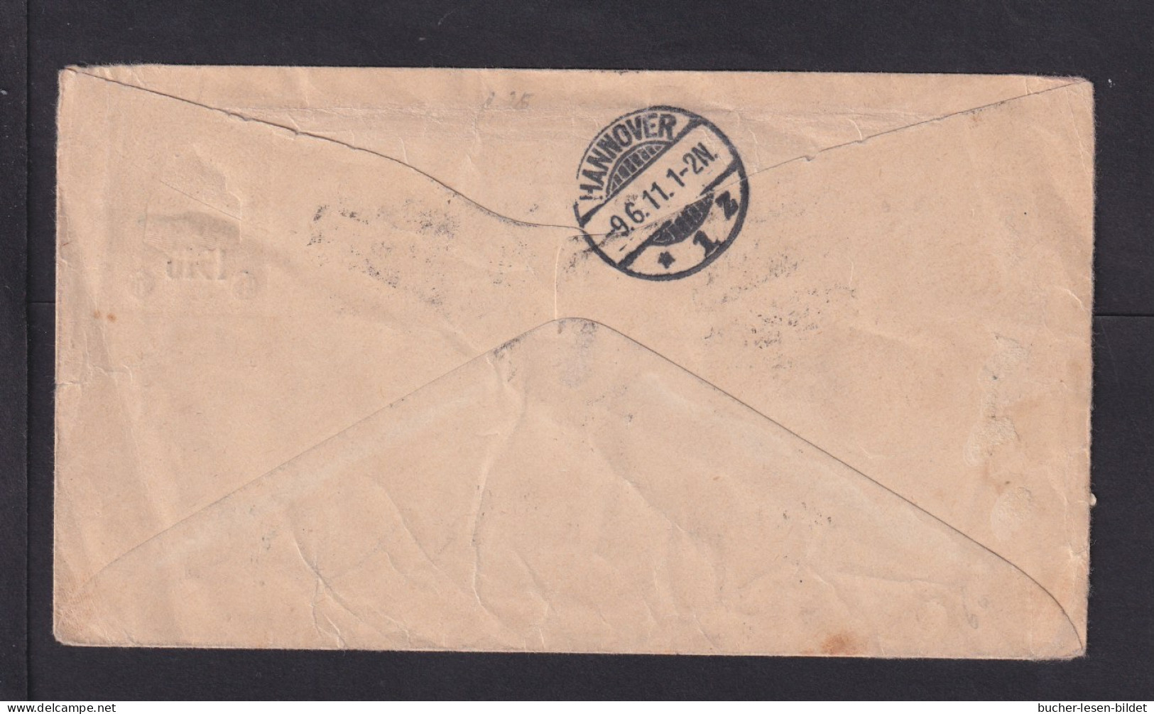 1911 - Überdruck-Ganzsache Mit Zufrankatur Als Einschreiben Ab San Salvador Nach Hannover - El Salvador