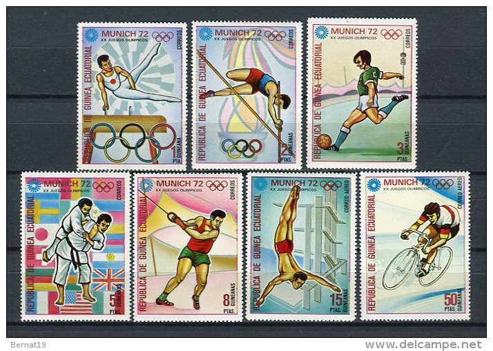 Guinea Ecuatorial 1972. Mi 108-14 ** MNH. - Equatorial Guinea