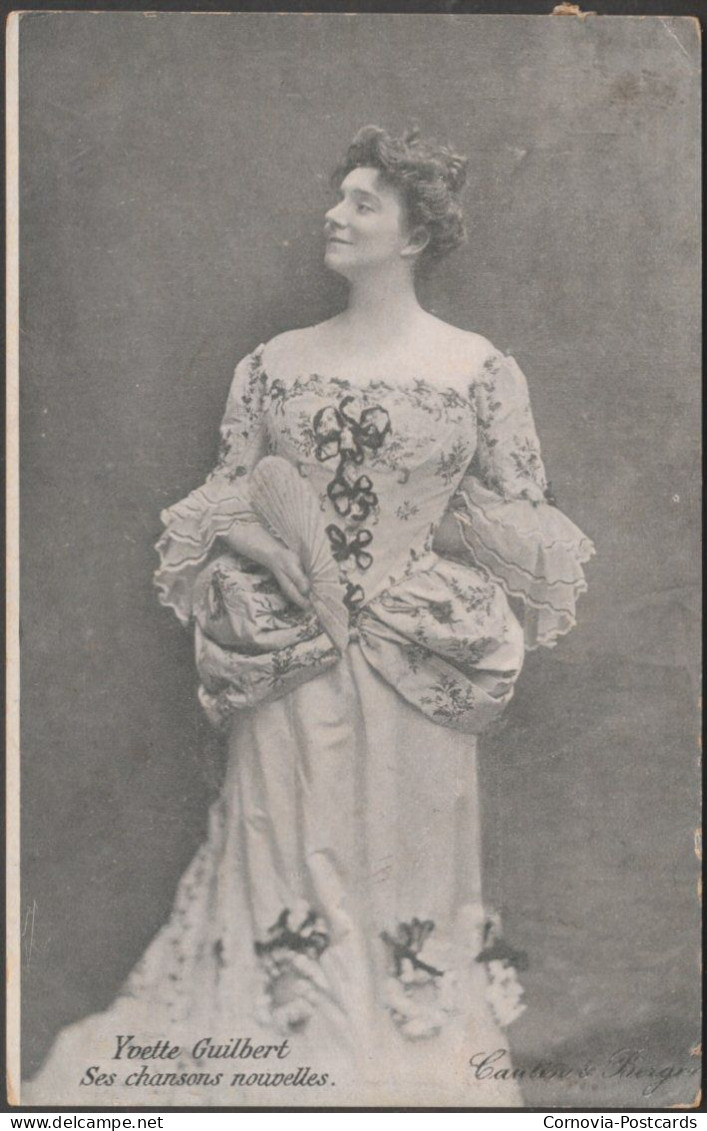 Yvette Guilbert, Ses Chansons Nouvelles, 1907 - Cautin & Berger CPA - Théâtre