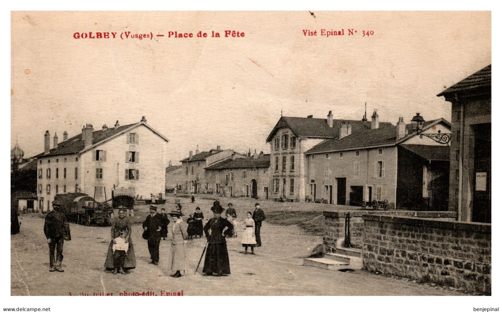 Golbey - Place De La Fête (éditeur Bouteiller à Epinal) - Golbey