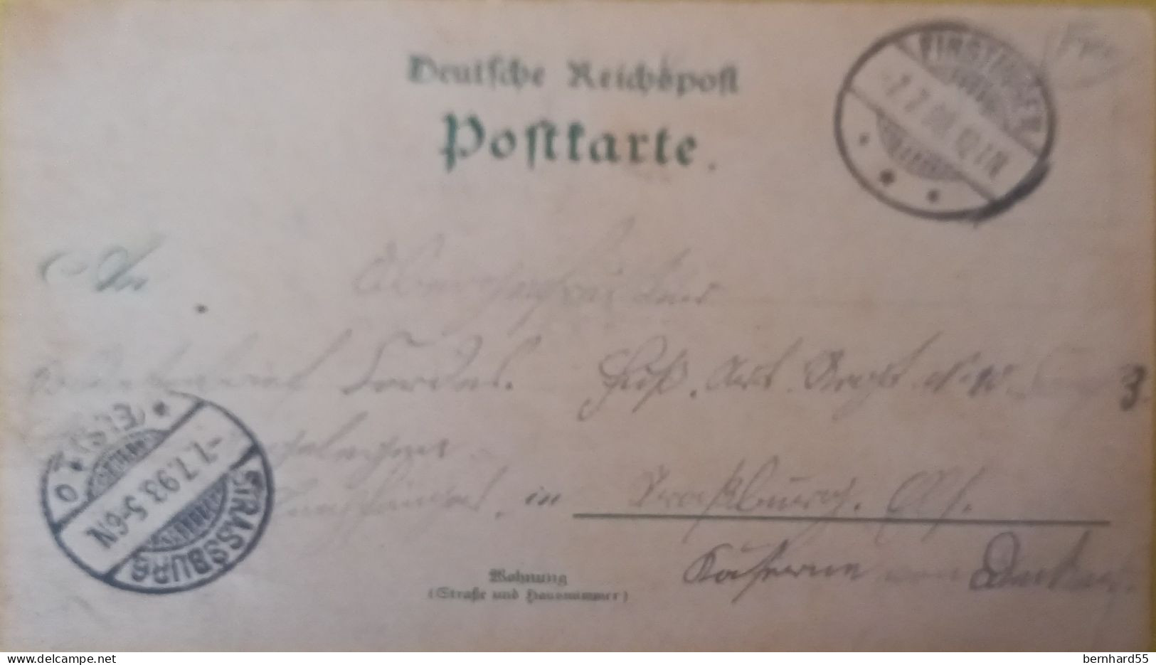 Gruss Aus Finstingen Lothringen Lithographie Mehrmotivkarte Farbig Postalisch Gelaufen 1898 Sehr Selten - Other & Unclassified