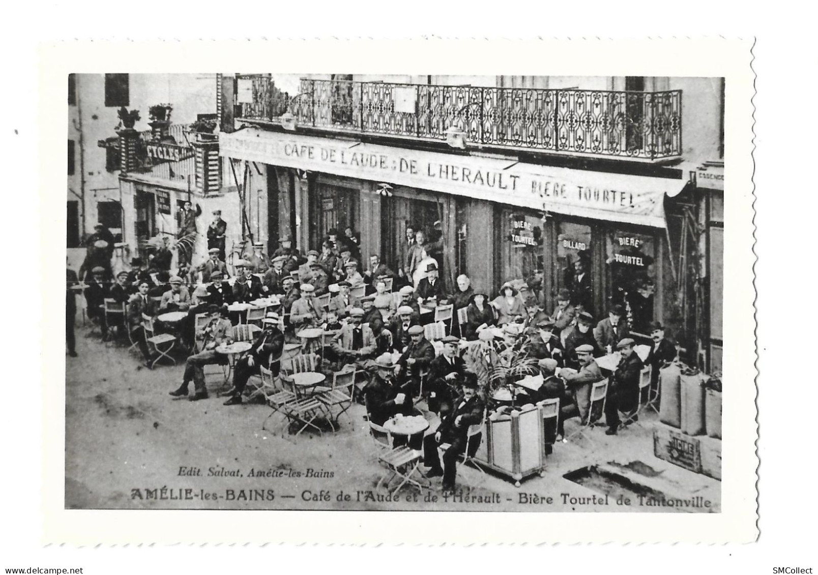 L300. VOIR DESCRIPTION. Amélie Les Bains. Café De L'Aude Et De L'Hérault, Bière Tourtel De Tantonville (A17p56) - Amélie-les-Bains-Palalda