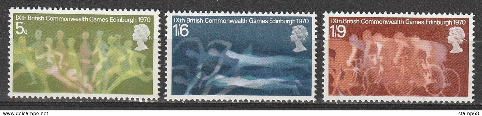 Egeland United Kingdom Mi 552-54 Commonwealth Spiele 1970 MNH Postfris - Unused Stamps