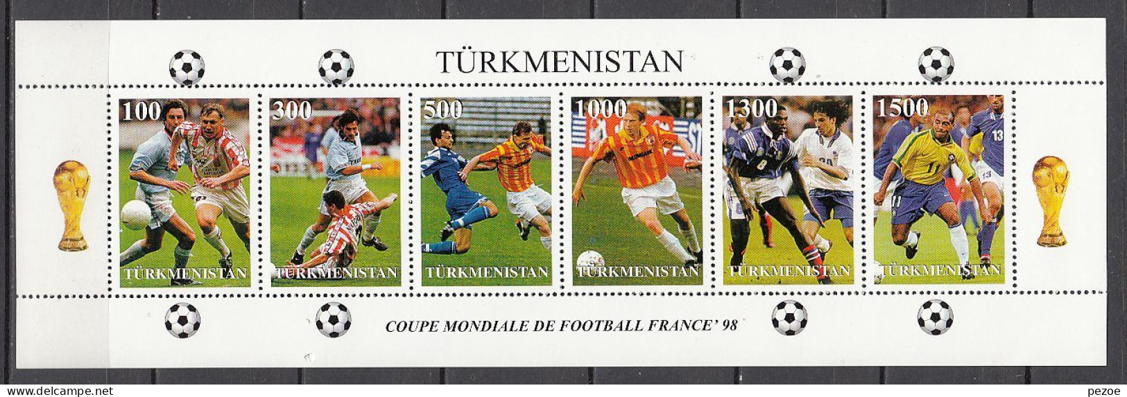 Football / Soccer / Fussball - WM 1998: Turkmenistan  Zdr ** - 1998 – France
